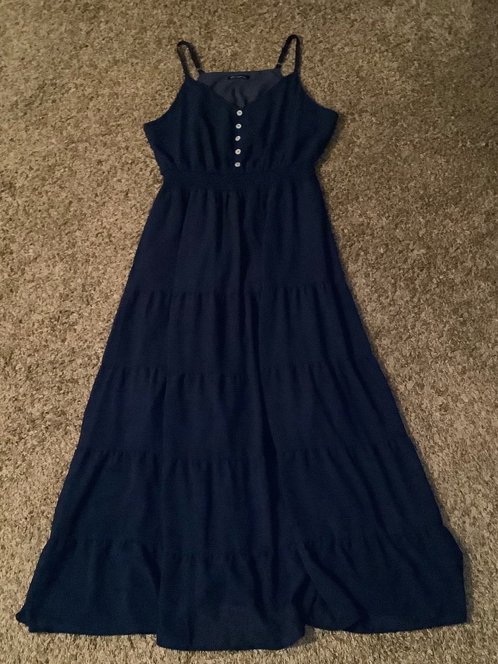 Pretty Garden sleeveless dress, color: navy, size: L